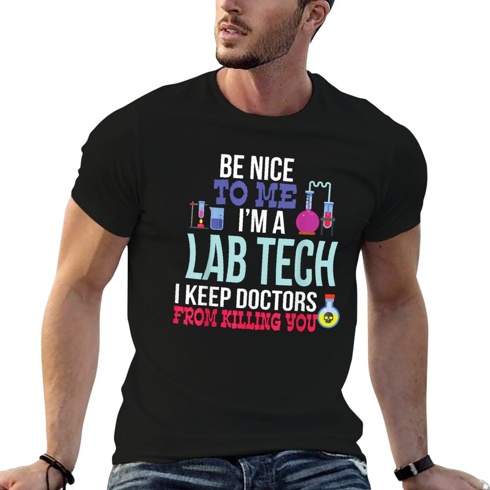 Medical Lab Technician - Zabawna koszulka dla technika laboratorium medycznego,