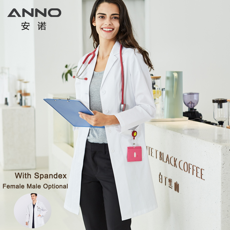Medical Lab Work - ANNO z długim rękawem mundury laboratoryjne