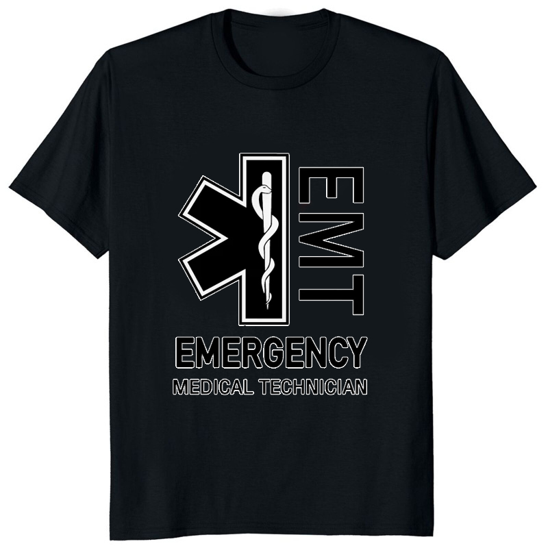 Medical Lab Technician - Koszulka z nadrukiem Emt ratownika medycznego
