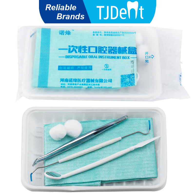 Dental Mirror Probe - TJDent jednorazowe stomatologiczne pudełko na instrumenty