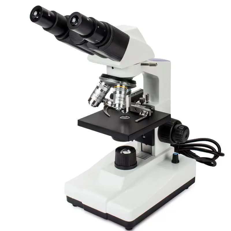 Medical Lab Pictures - Mikroskop lornetkowy laboratoryjny biologiczny WF10x z