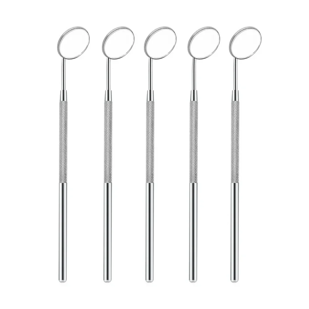 Dental Mirror Probe - 5 szt. Stalowe lusterko stomatologiczne, pęsety