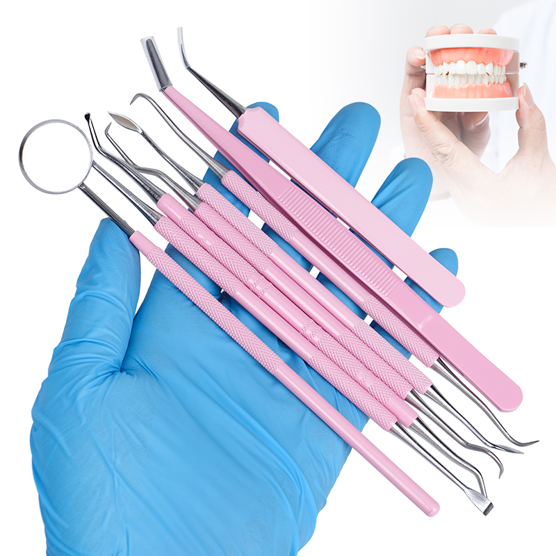 1 szt. Różowy Pęseta Dentystyc – Dental Mirror Probe recenzja i cena