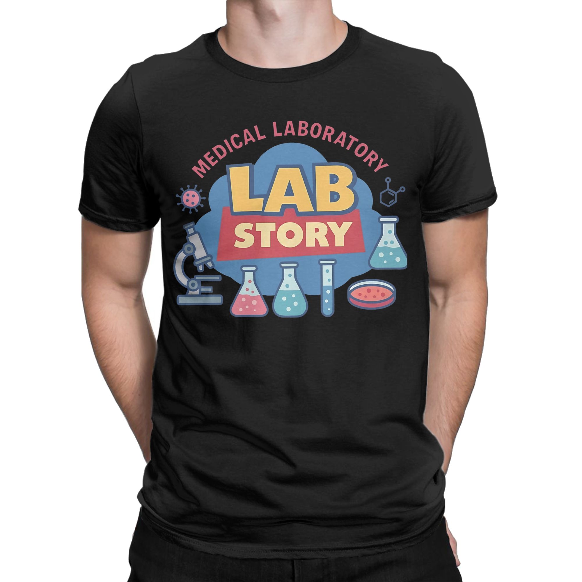 Męskie koszulki T-shirt 2026 L – Medical Lab Technician recenzja i cena