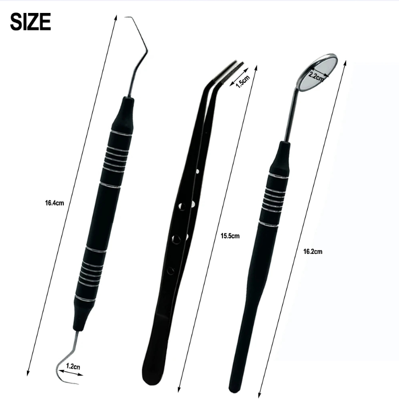 Zestaw 3 szt. lusterka dentyst – Dental Mirror Probe recenzja i cena