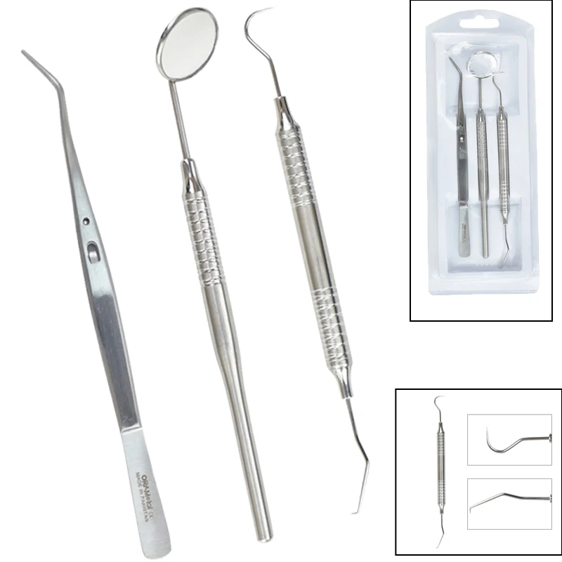 3-częściowy zestaw dentystyczn – Dental Mirror Probe recenzja i cena