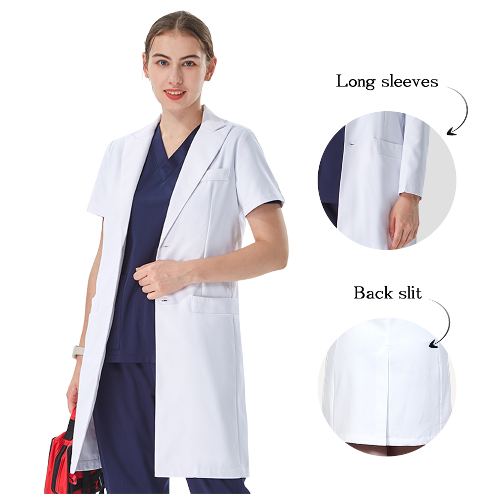 Dobrze dopasowany biały fartuc – Medical Lab Work recenzja i cena